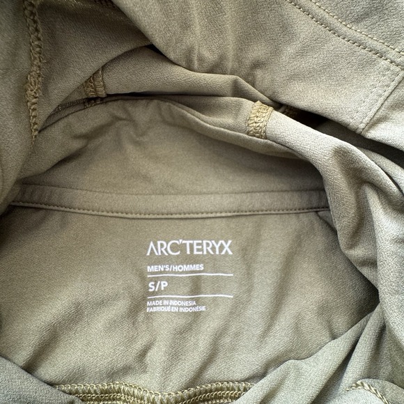 Arcteryx Hoodie Mens Small Green Cormac‎ Hoody Lightweight Performance Running - Picture 6 of 7